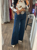 Swanky Cowgirl Wide Leg Denim