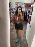 Annie Western Sheer Blouse