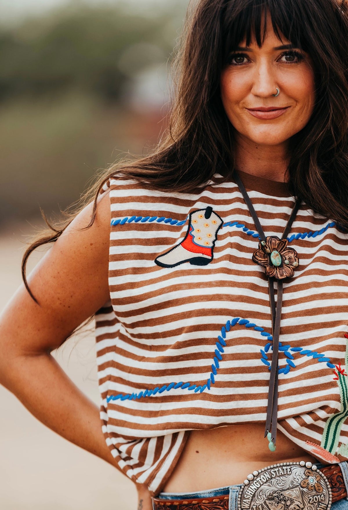 Desert Stripes Muscle Tank