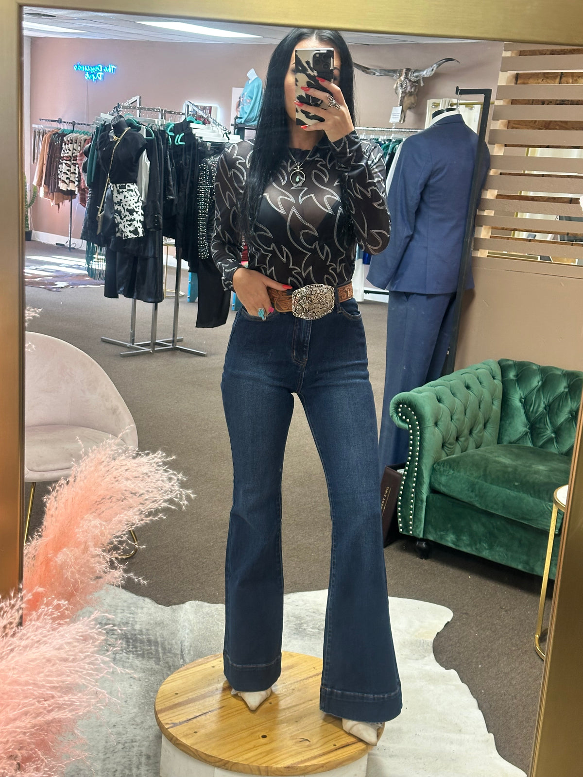 Sierra High Rise Flare Jeans
