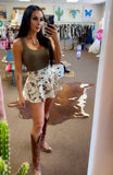 Rodeo Print Skort