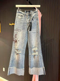 Bronco Straight Leg Cuffed Denim