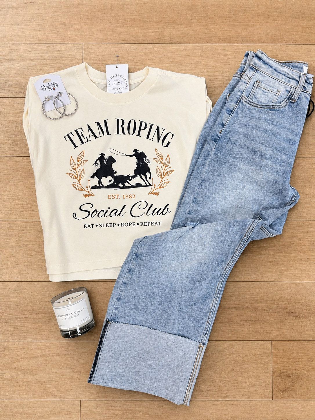 Team Roping Muscle Tank