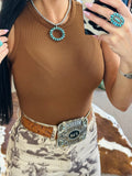 Signature Bodysuit - Brown