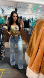 Hey Cowboy Cuffed Denim