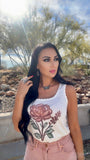 Western Retro Floral Tank