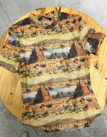 Wickenburg Desert Sheer Top