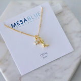 Opal Boot and Star Necklace