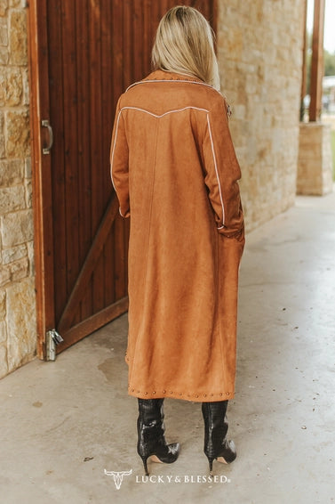 Wynonna Western Stitch Trench Coat