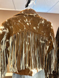 Cowhide Fringe Moto Jacket #5 - LARGE