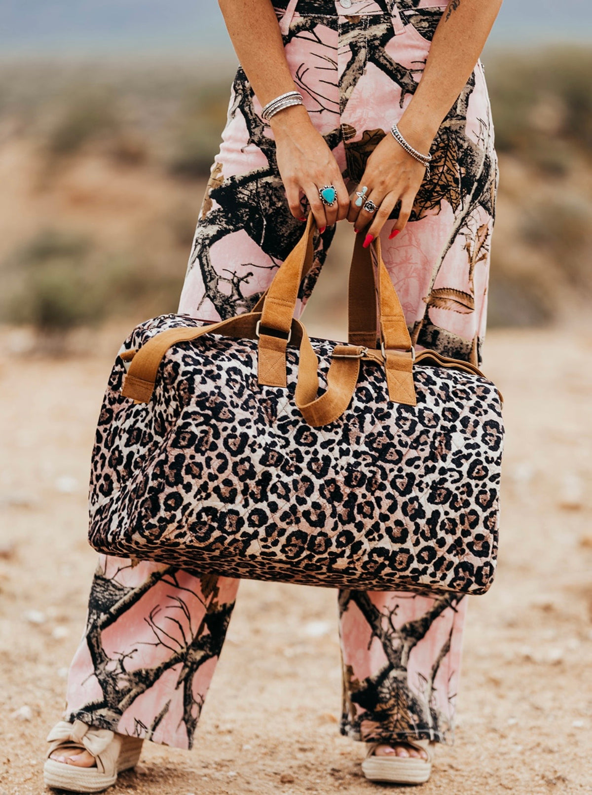 Leopard Luxe Duffle