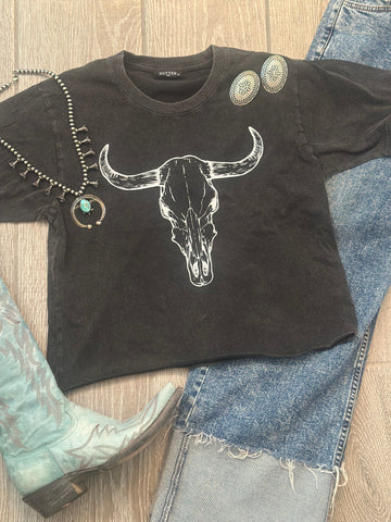 Vintage Longhorn Crop