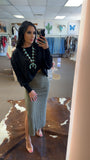 Bisbee High Waist Army Green Skirt