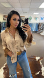 Mirabel Western Ruffle Blouse
