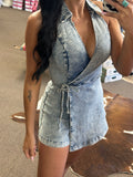 Calli Denim Romper