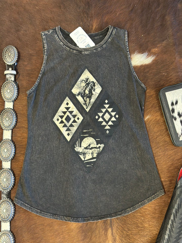 Cowboy Aztec Tank