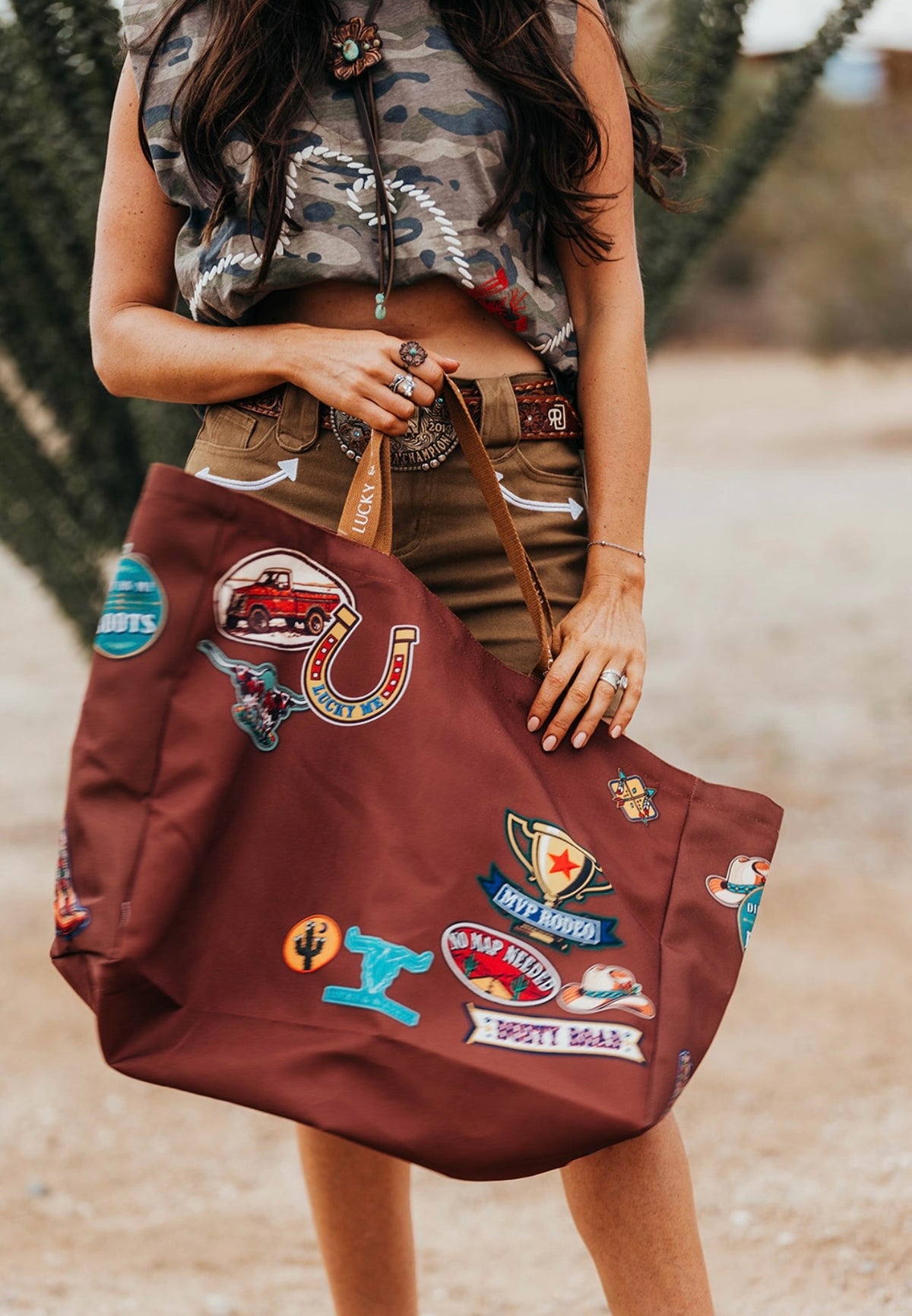 Western Patch Tote