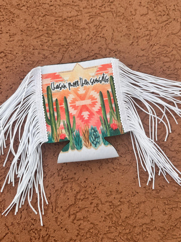 Chasin More Than Dreams Fringe Koozie