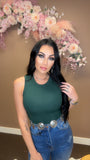 Signature Bodysuit - Hunter Green