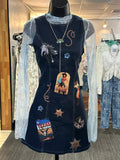 Retro Cowgirl Denim Dress