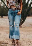 Bronco Straight Leg Cuffed Denim