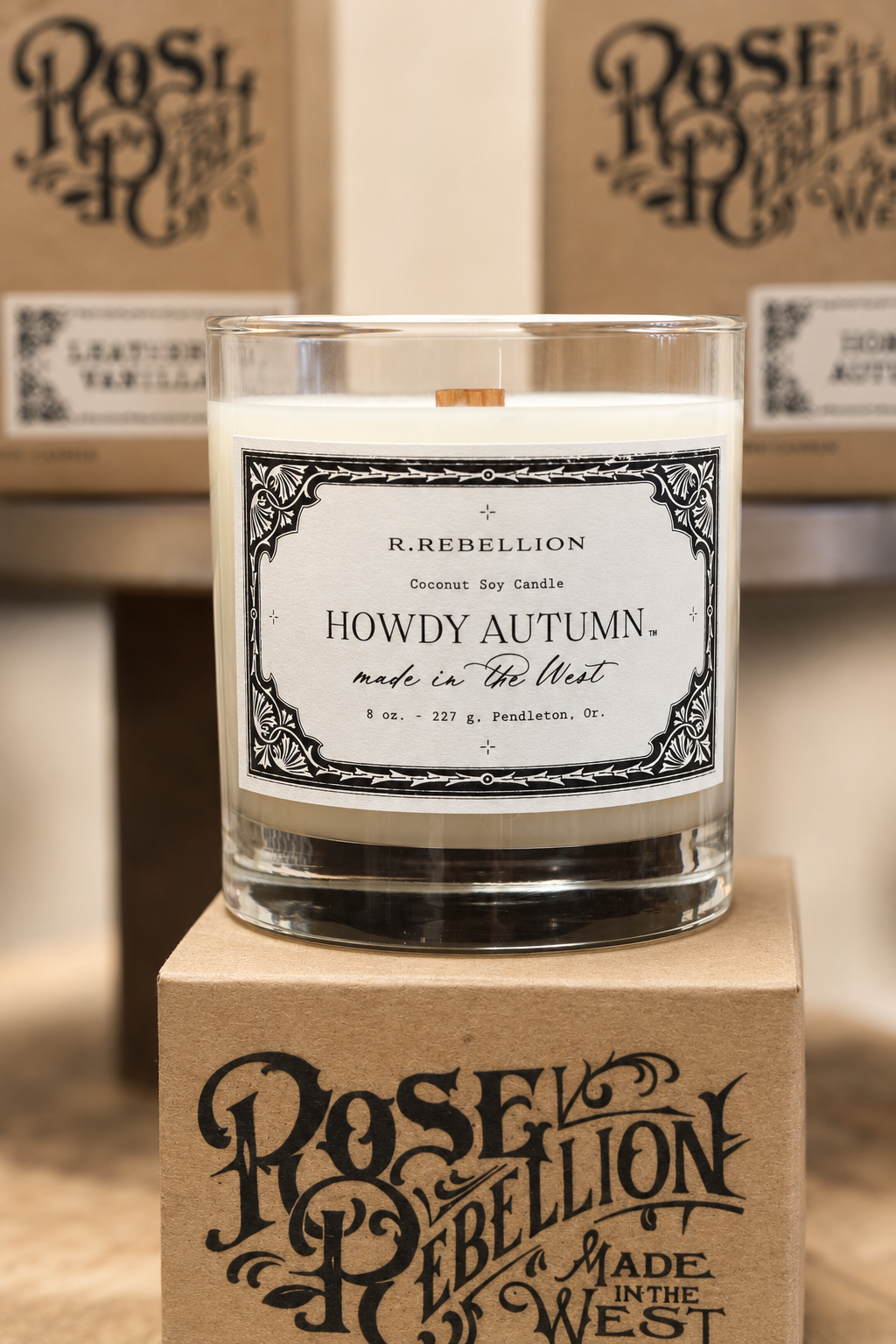R. Rebellion Howdy Autumn Candle
