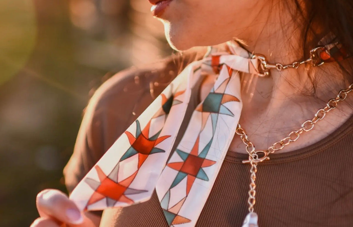 Snaffle Bit Twilly Scarf Slide - 3 Colors