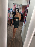 Sin City Faux Leather Dress