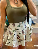 Rodeo Print Skort