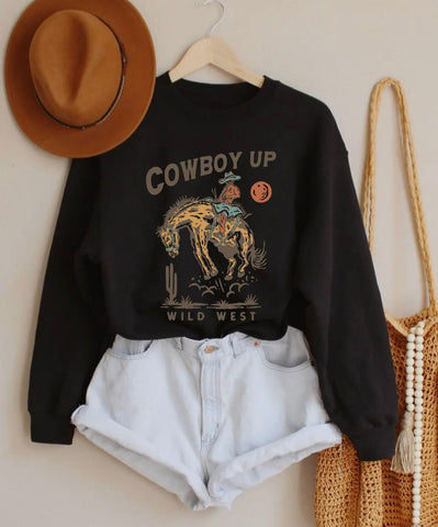 Cowboy Up Crewneck