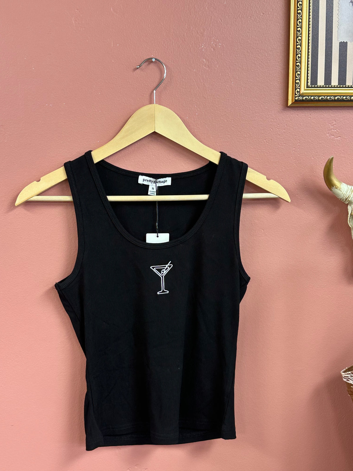 Cowgirl Martini Tank - Black