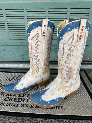 Roper Boot - Americana Denim