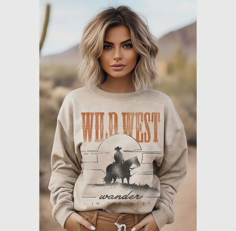 Wild West Wander Crewneck