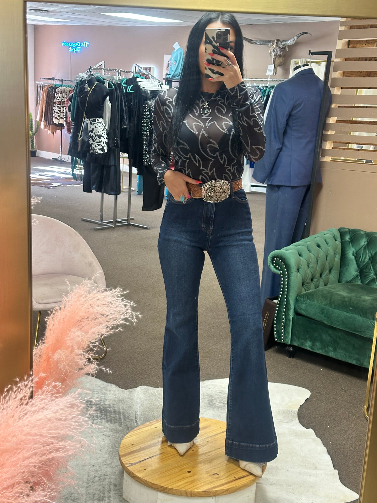 Sierra High Rise Flare Jeans