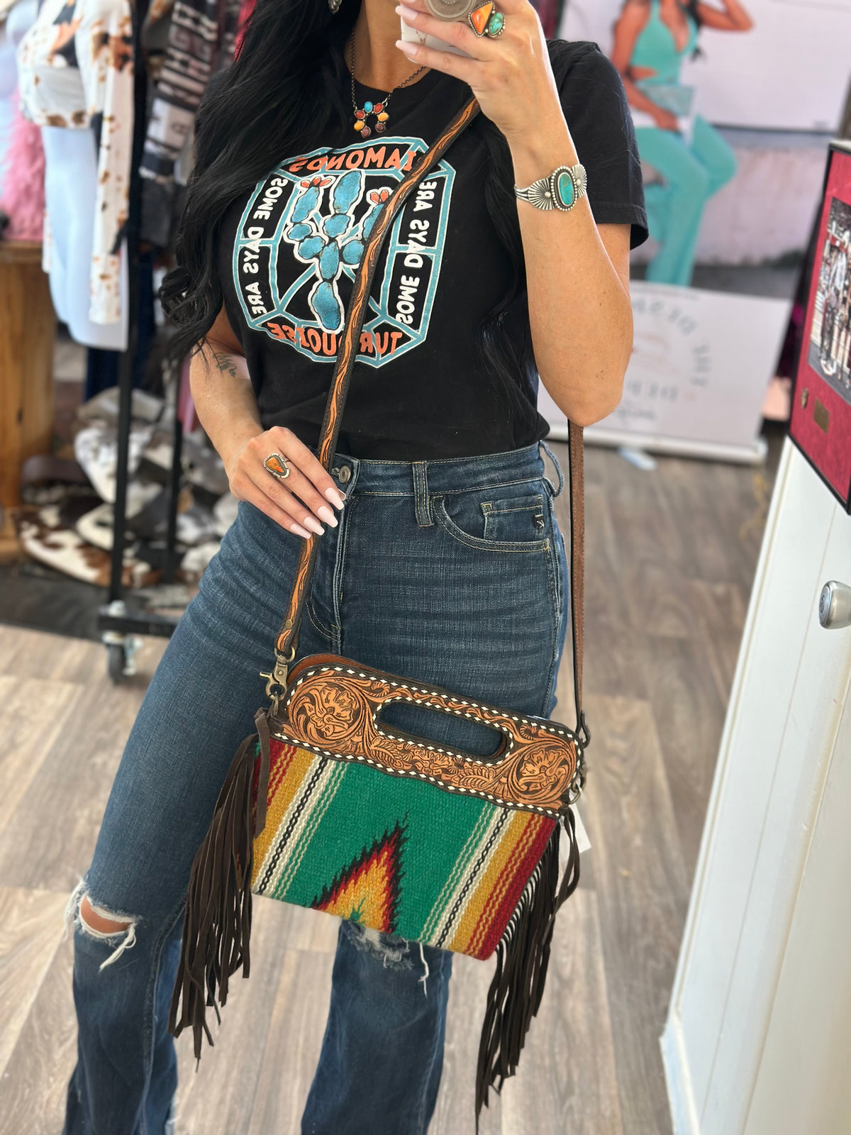 Carrying Your Love With Me Purse
