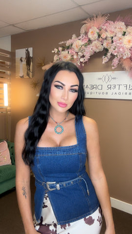 Cowgirl Olivia Denim Top