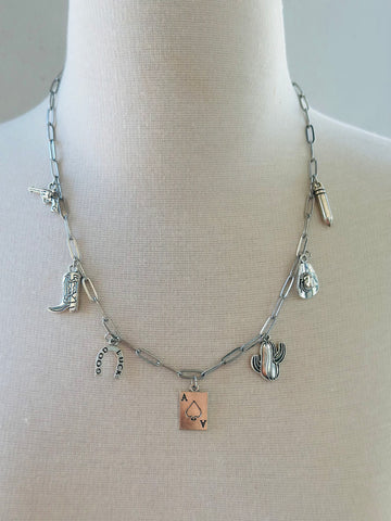 Luck of the Draw Charm Necklace