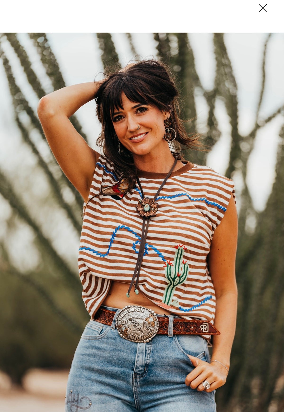 Desert Stripes Muscle Tank