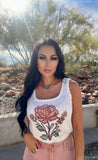 Western Retro Floral Tank