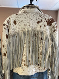 Cowhide Fringe Moto Jacket #7 - XL
