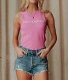 Cool It Cowboy Tank - Pink