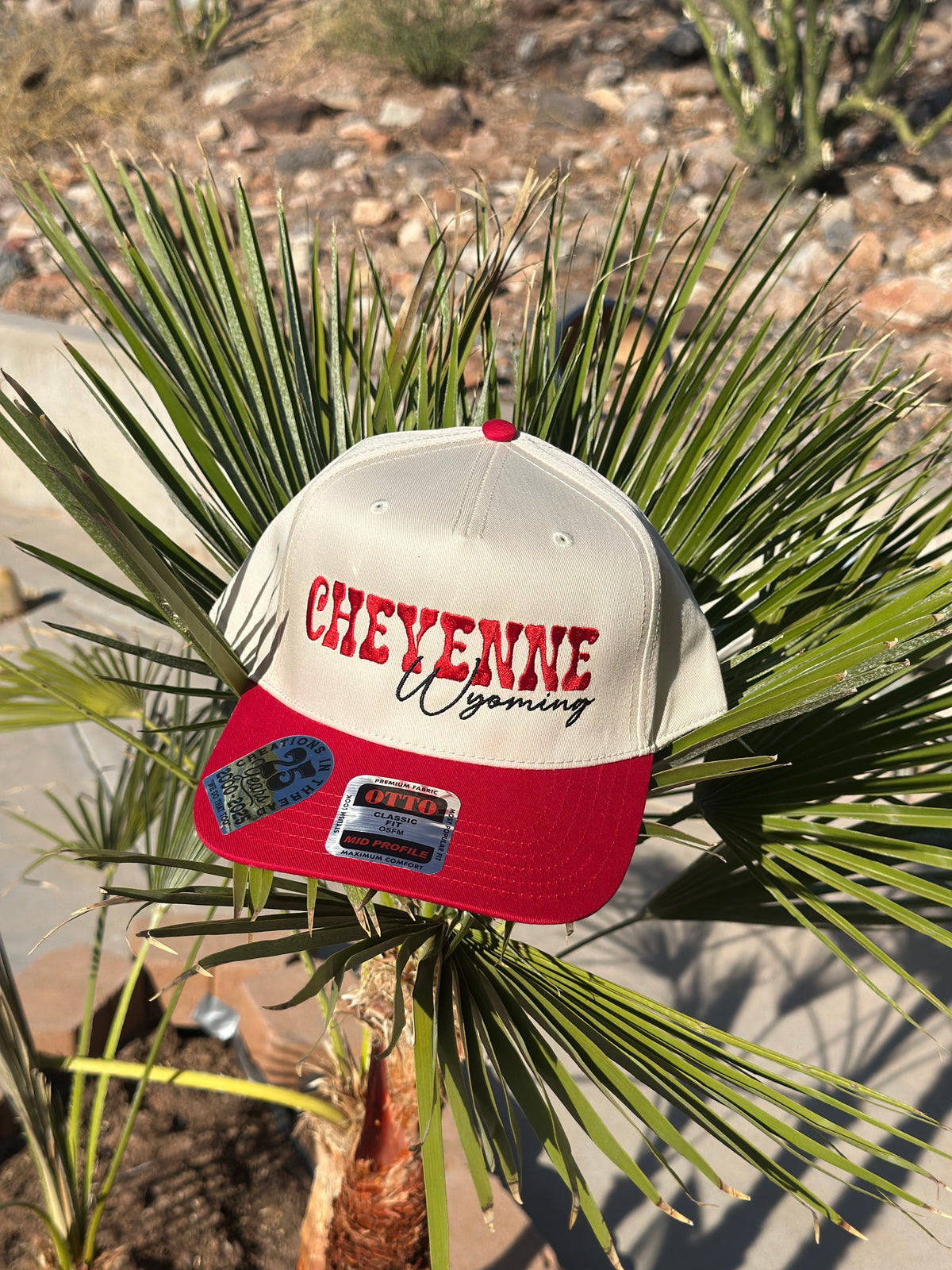 Cheyenne Hat - Red/Black