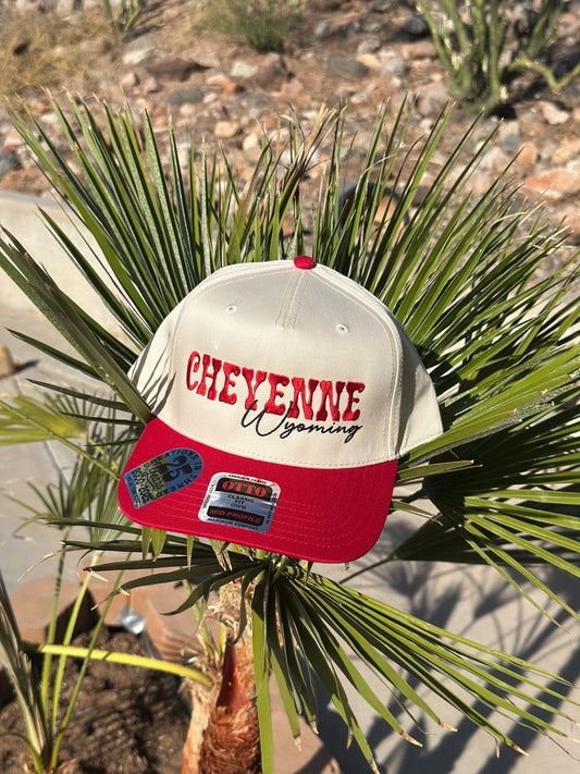 Cheyenne Hat - Red/Black