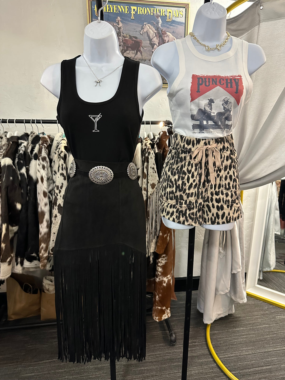 Sheridan Fringe Skirt - Black