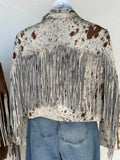 #42 Jaxnhull Cowhide Moto W/ Fringe - XLarge