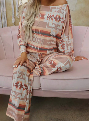 Holiday Aztec Pajama Set