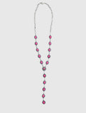 Pink Lariat Necklace
