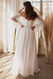 Emma Light Chiffon A-Line Bridal Gown