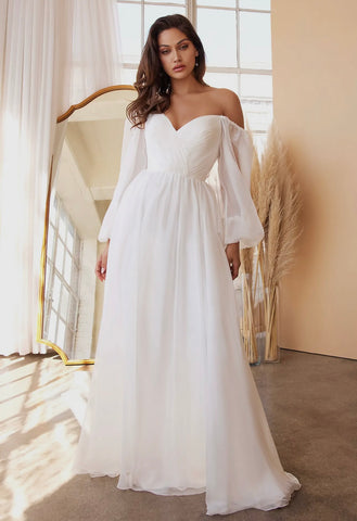 Emma Light Chiffon A-Line Bridal Gown