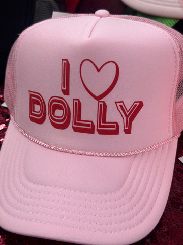 I Heart Dolly Trucker Hat